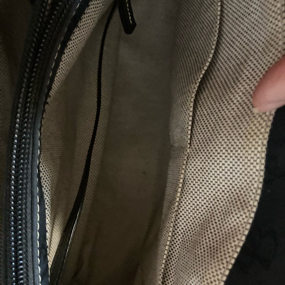 DOONEY & BOURKE signature tote satchel SHOULDERBAG D&B black logo - Picture 11 of 11